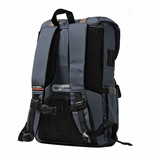 Olympia Hopkins 18-inch Backpack Si, Navy/Black