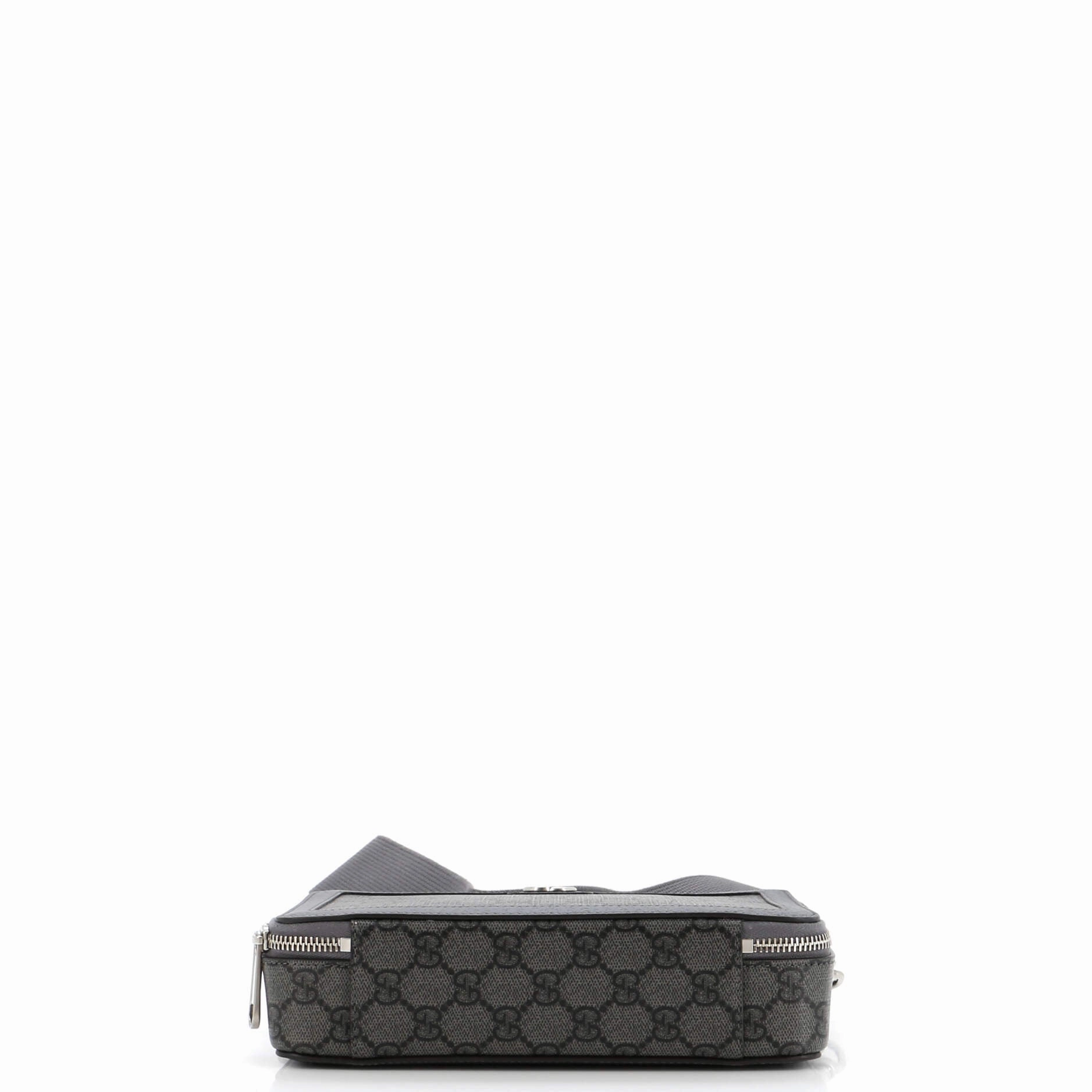 Ophidia Zip Around Camera Crossbody Bag GG Coated Canvas Small