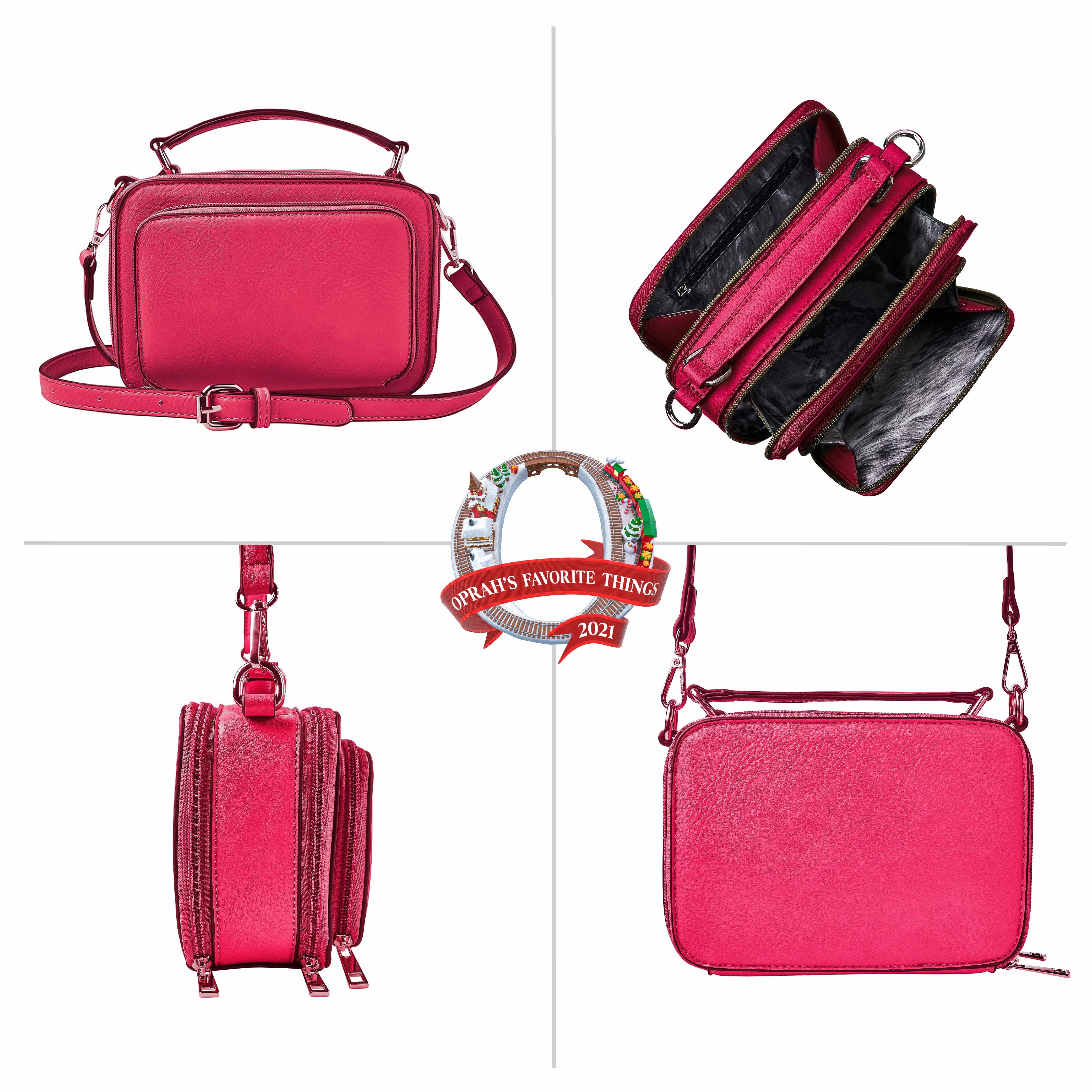 Oprah's Favorite Thing! Kelsey Satchel/Crossbody (New Colors!)