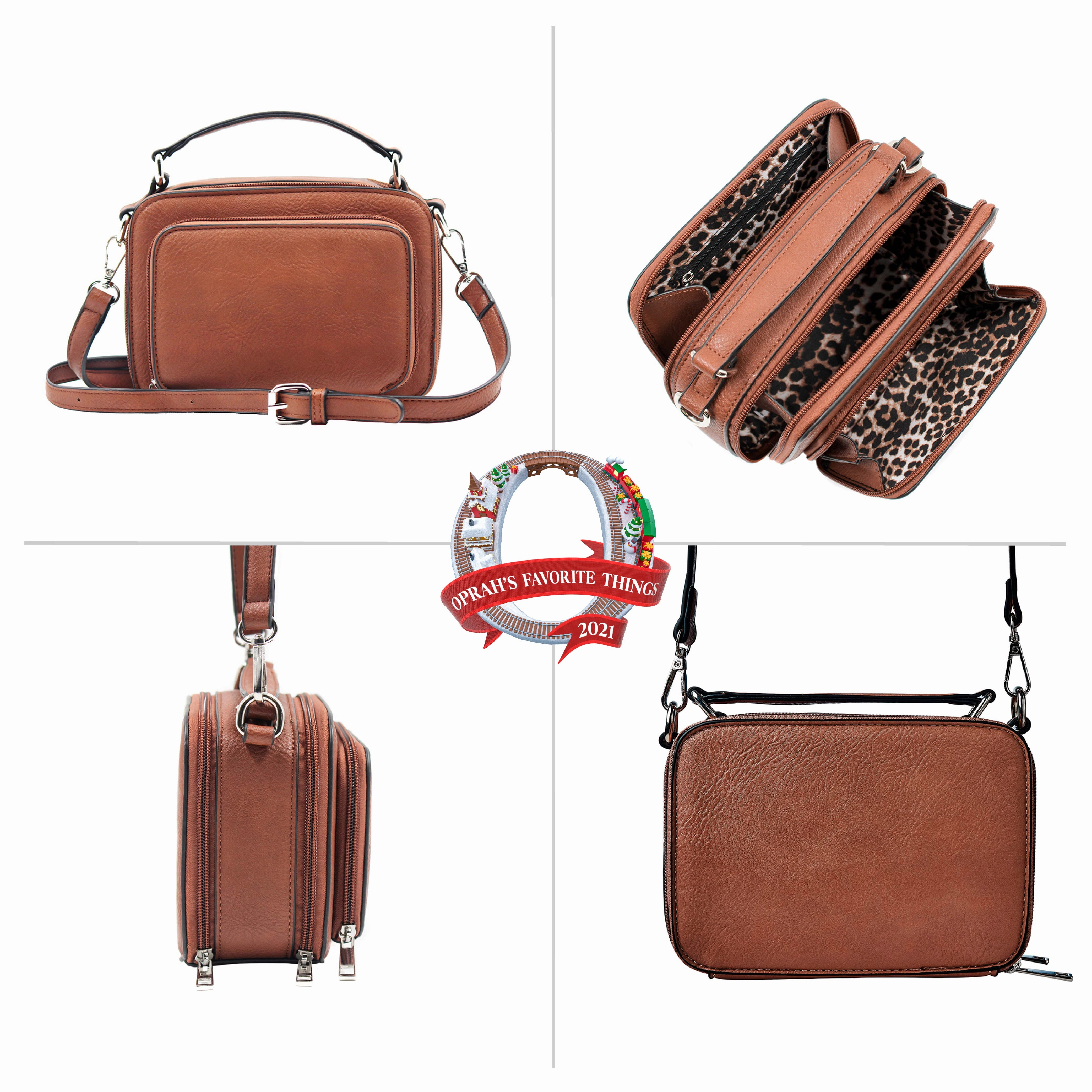 Oprah's Favorite Thing! Kelsey Satchel/Crossbody (New Colors!)