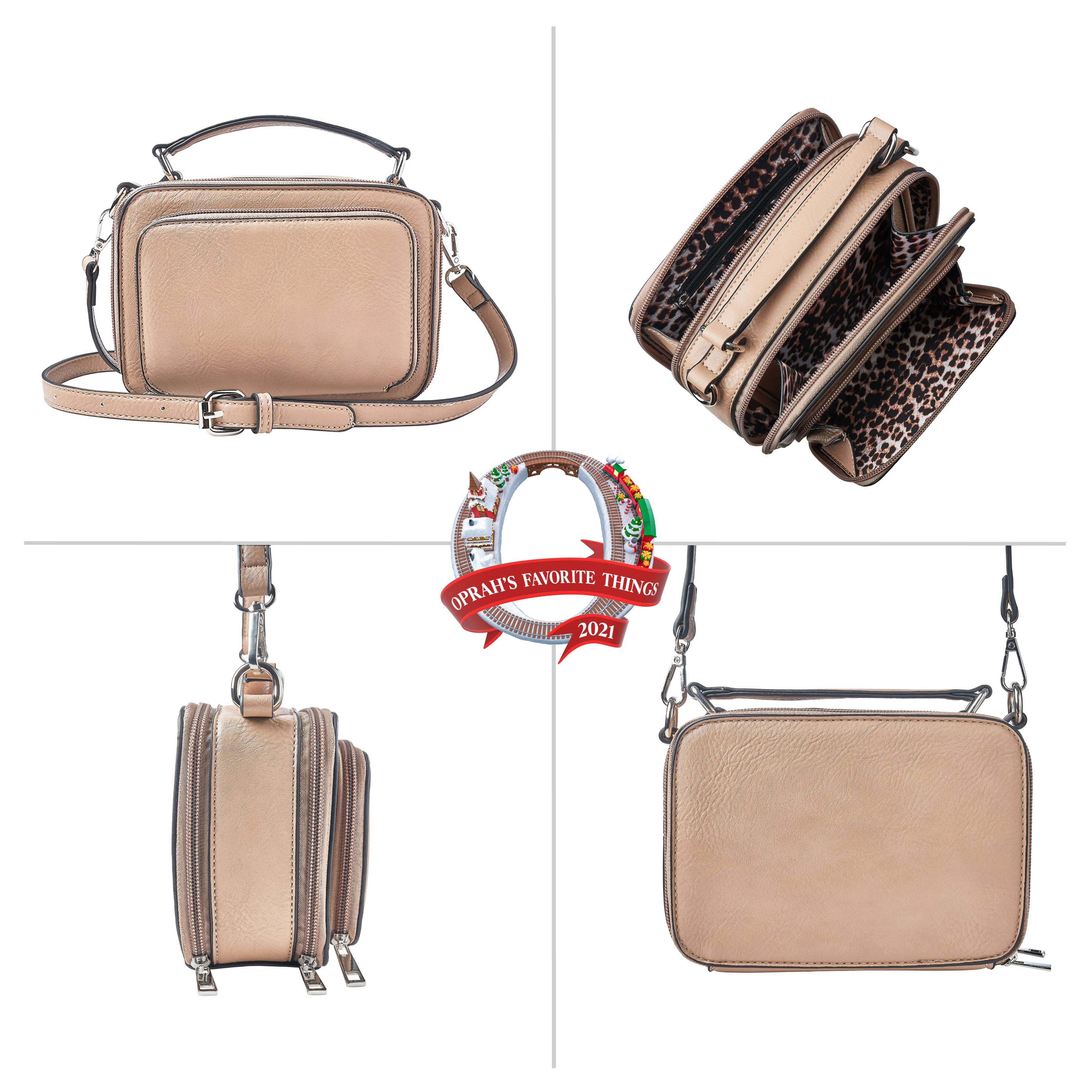 Oprah's Favorite Thing! Kelsey Satchel/Crossbody (New Colors!)
