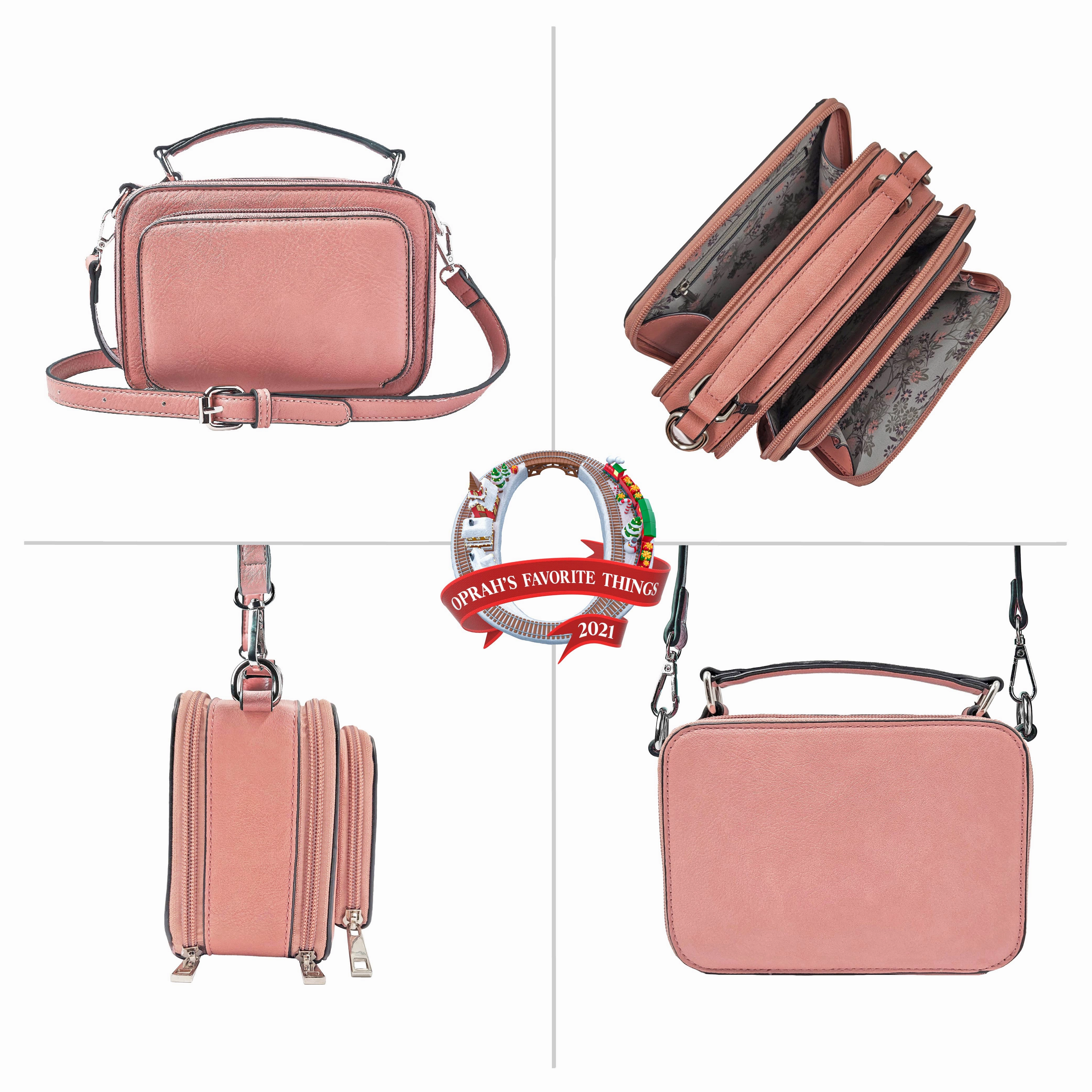 Oprah's Favorite Thing! Kelsey Satchel/Crossbody (New Colors!)