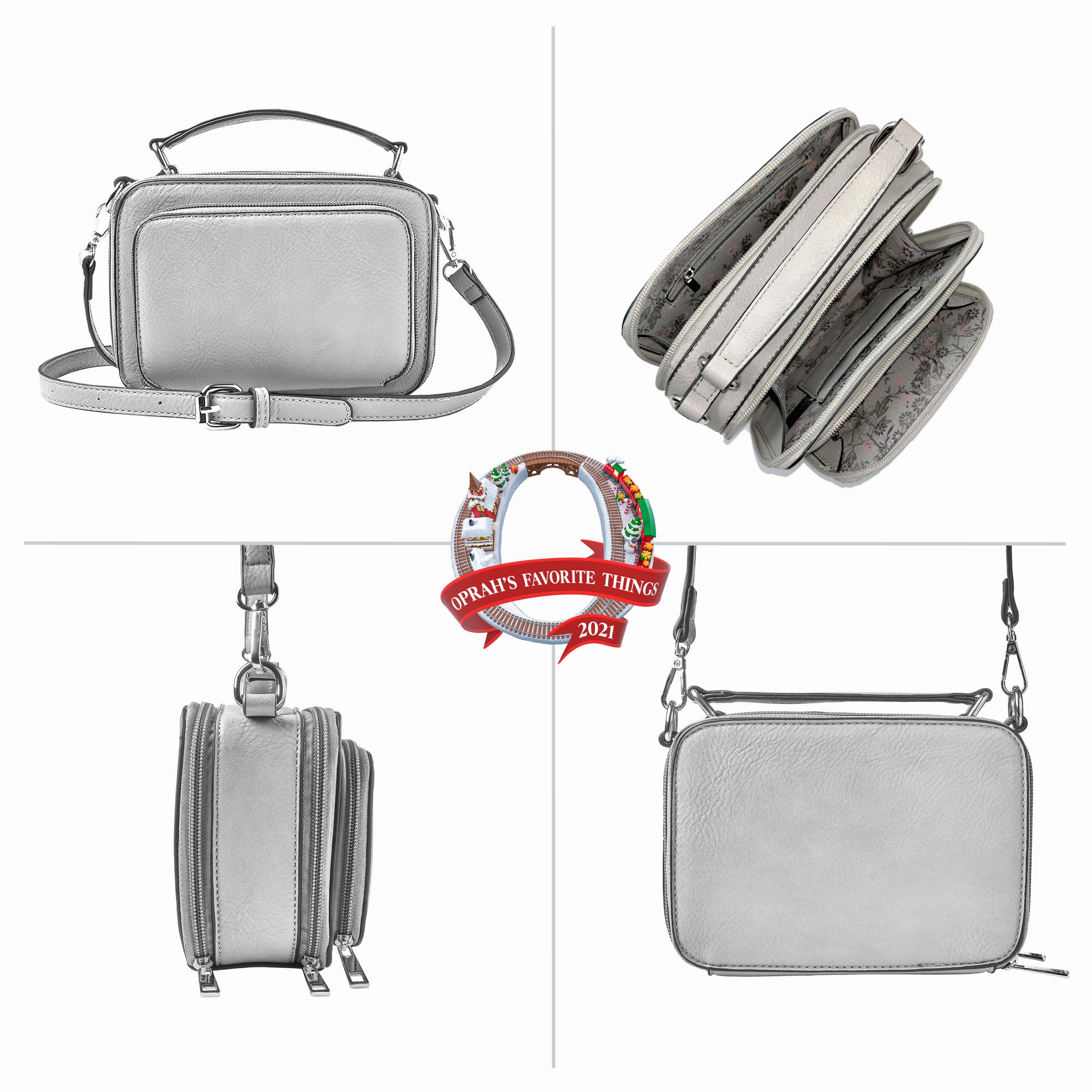 Oprah's Favorite Thing! Kelsey Satchel/Crossbody (New Colors!)