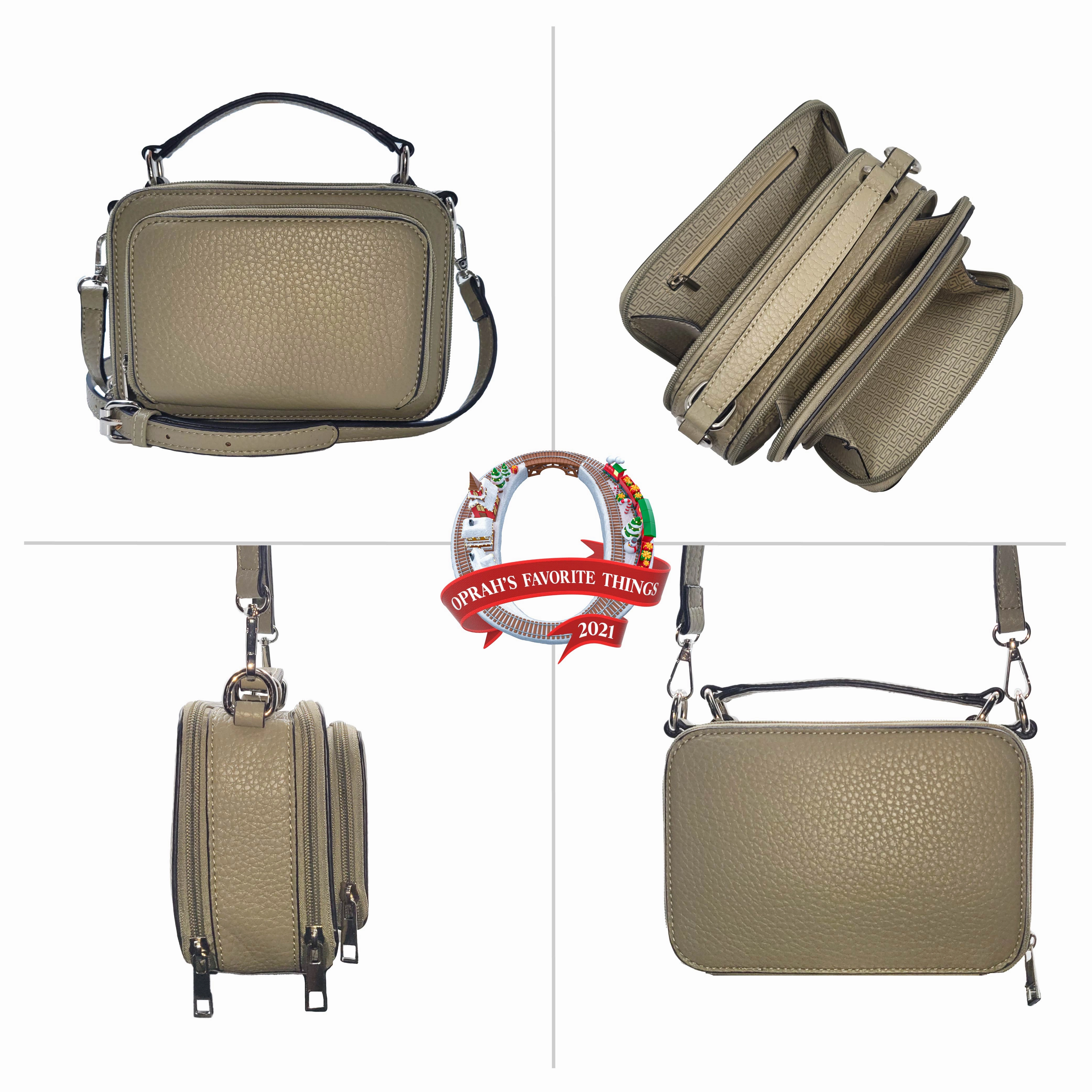 Oprah's Favorite Thing! Kelsey Satchel/Crossbody (New Colors!)