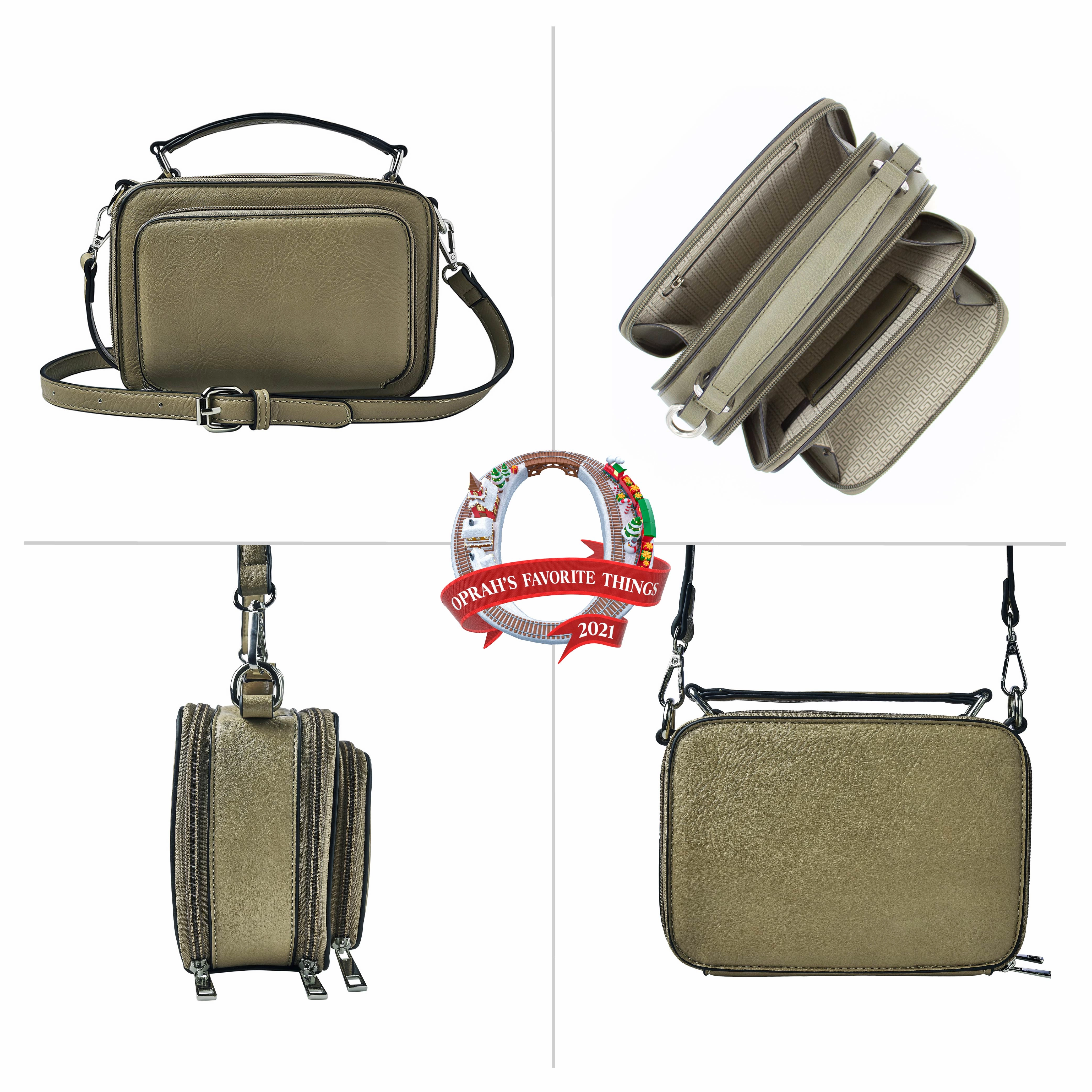 Oprah's Favorite Thing! Kelsey Satchel/Crossbody (New Colors!)