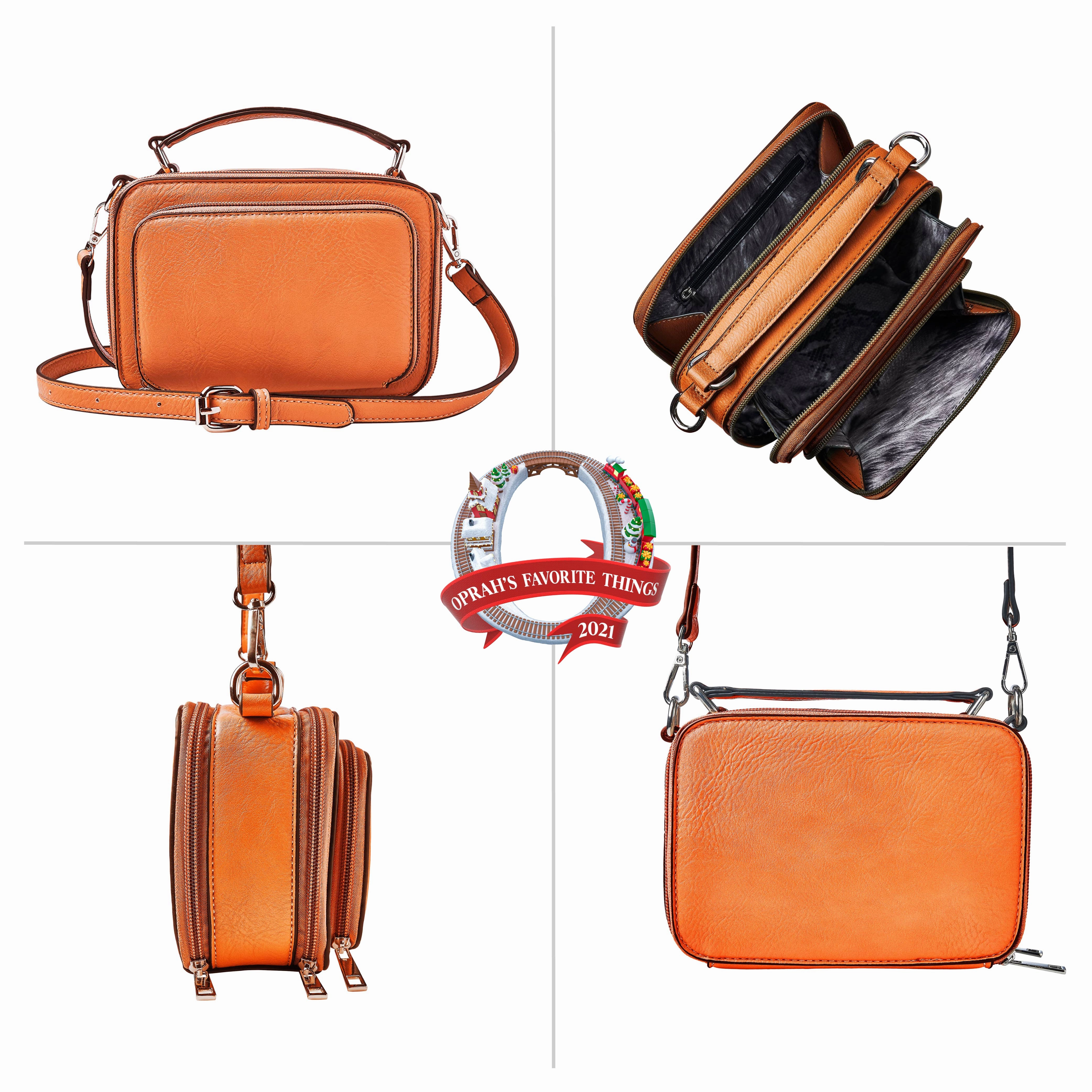 Oprah's Favorite Thing! Kelsey Satchel/Crossbody (New Colors!)