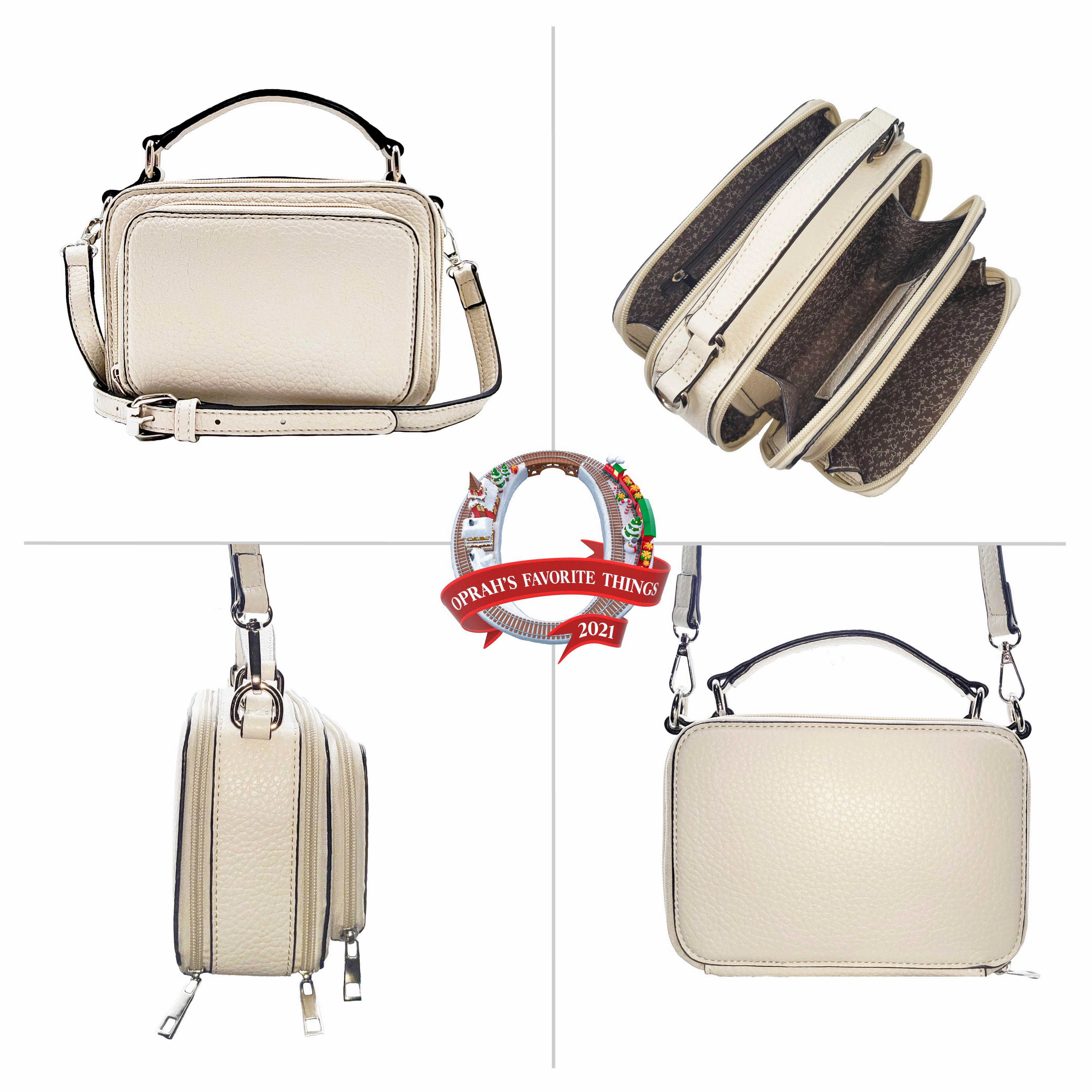 Oprah's Favorite Thing! Kelsey Satchel/Crossbody (New Colors!)