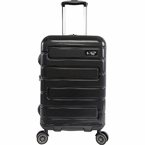 Original Penguin Crimson 21" Hardside Carry-On Spinner Luggage, Black