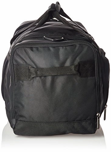 ORIGINAL PENGUIN Weekender Duffel Luggage Bag for Men, Black/Grey Crosshatch, One Size