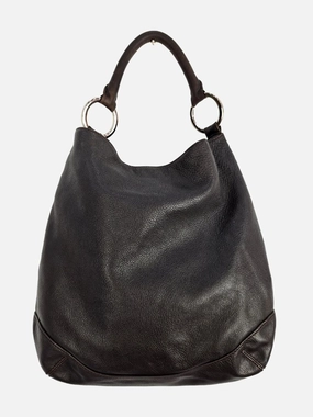 Oroton Soft Brown Leather Hobo Style Bag