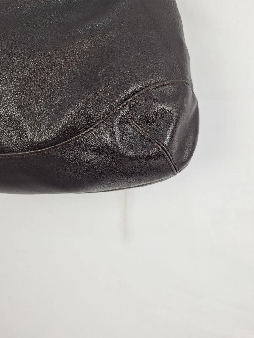 Oroton Soft Brown Leather Hobo Style Bag
