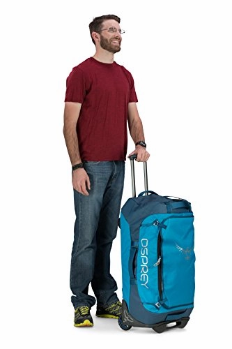 Osprey Packs Rolling Transporter 90 Duffel Bag, Kingfisher Blue
