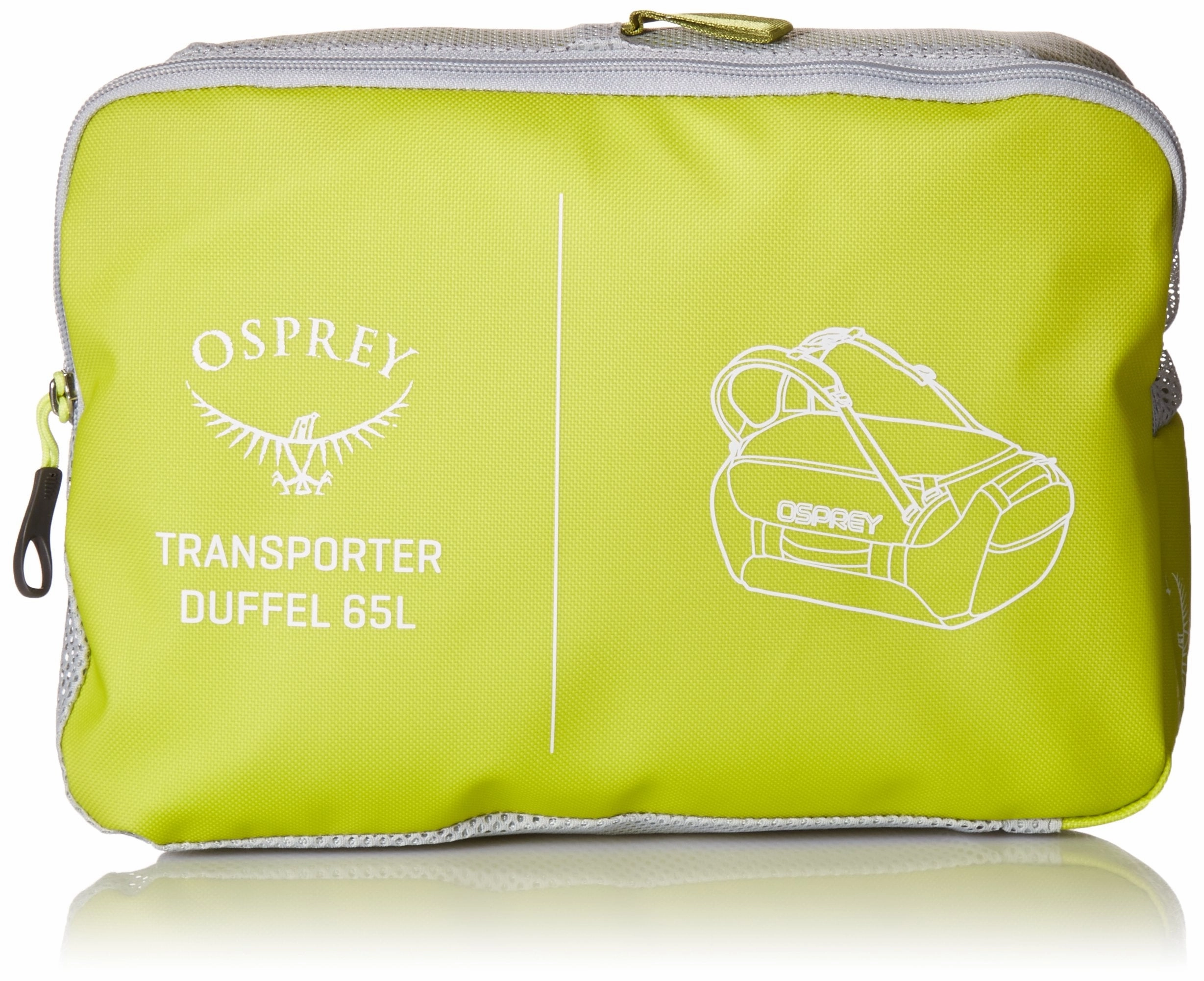 Osprey Packs Transporter 65 Expedition Duffel, Sub Lime, One Size