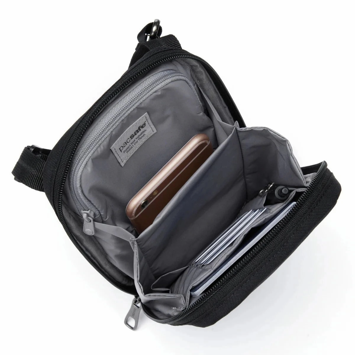 Pacsafe RFIDsafe RFID Blocking Tech Crossbody