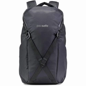 PacSafe Venturesafe X24 24L Anti-Theft Backpack-Fits 15" Laptop Casual Daypack, Black, One Size