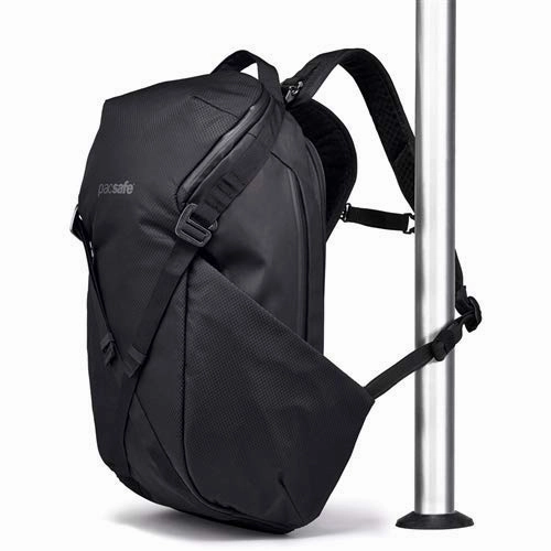PacSafe Venturesafe X24 24L Anti-Theft Backpack-Fits 15" Laptop Casual Daypack, Black, One Size