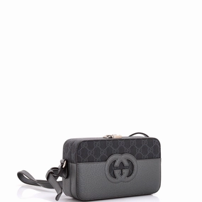 Padlock Interlocking G Crossbody Bag GG Coated Canvas and Leather Mini