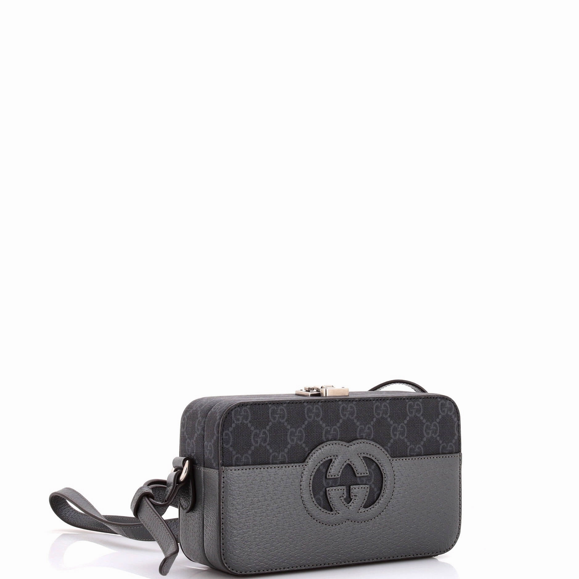 Padlock Interlocking G Crossbody Bag GG Coated Canvas and Leather Mini
