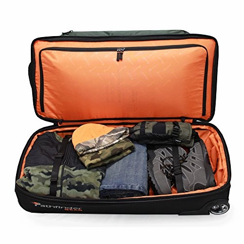 Pathfinder Gear 22 Inch Rolling Drop Bottom Duffel, Olive, One Size