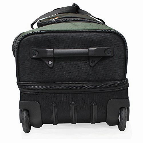 Pathfinder Gear 22 Inch Rolling Drop Bottom Duffel, Olive, One Size