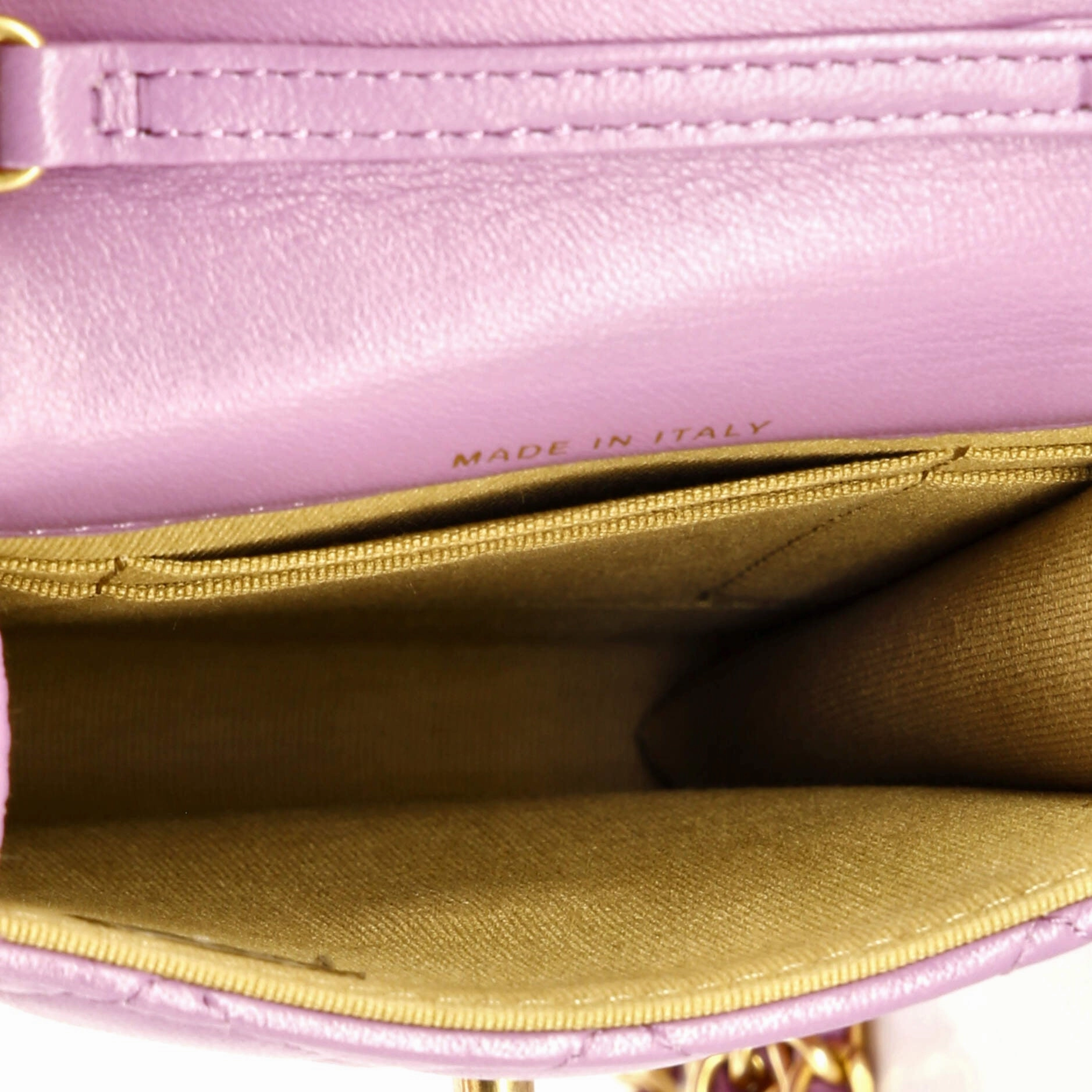 Pearl Crush Phone Holder Crossbody Bag Quilted Lambskin