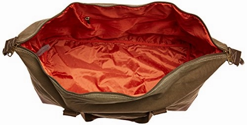 Perry Ellis 22" Carry Canvas Bag Weekend Duffel, Olive, One Size