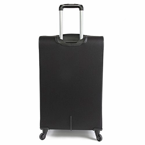 Perry Ellis Men'S Tribute Carry On/Check In Spinner Luggage Set, Black
