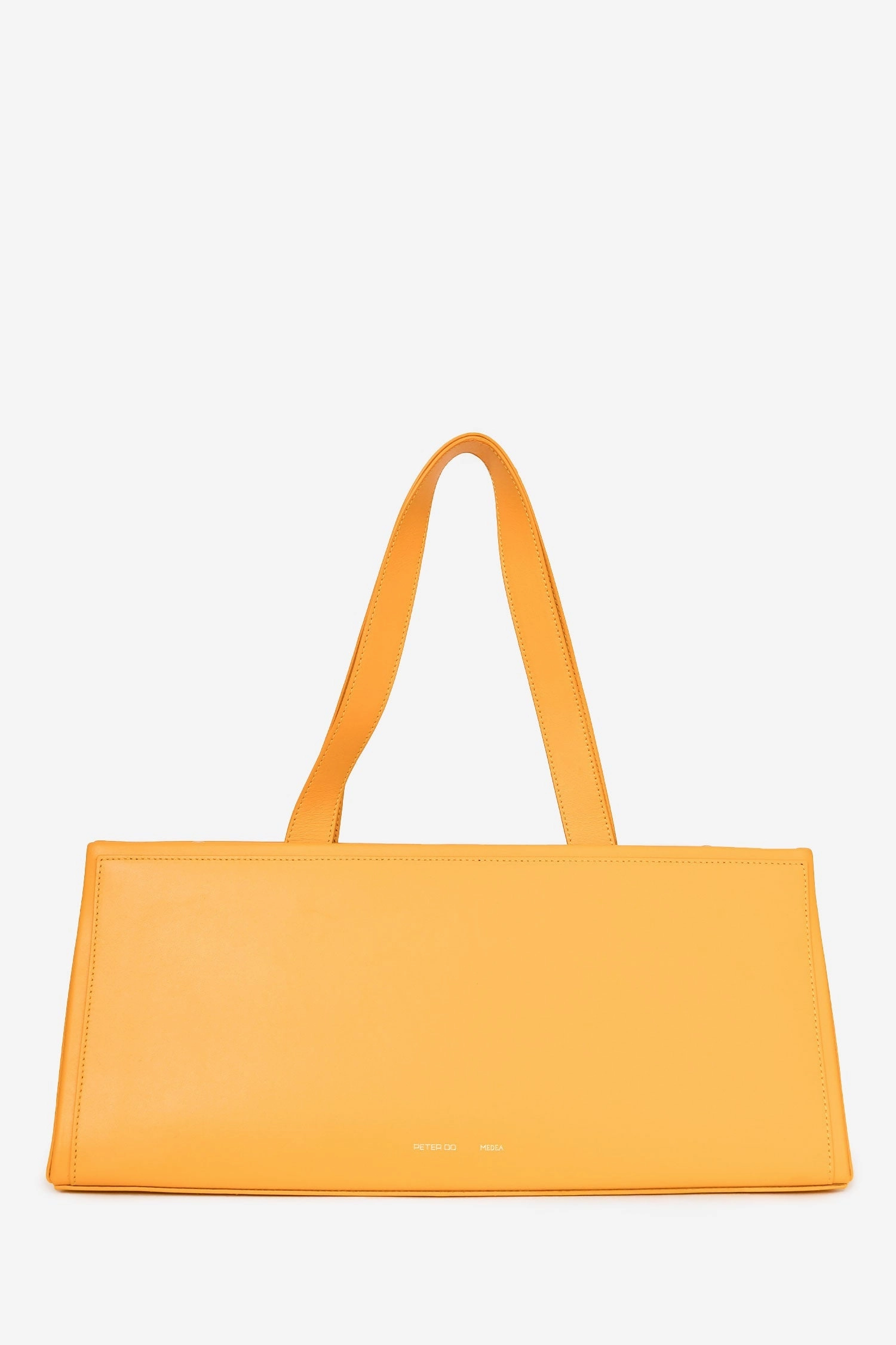 Peter Do x Medea Yellow Leather Rectangular Bag with Strap