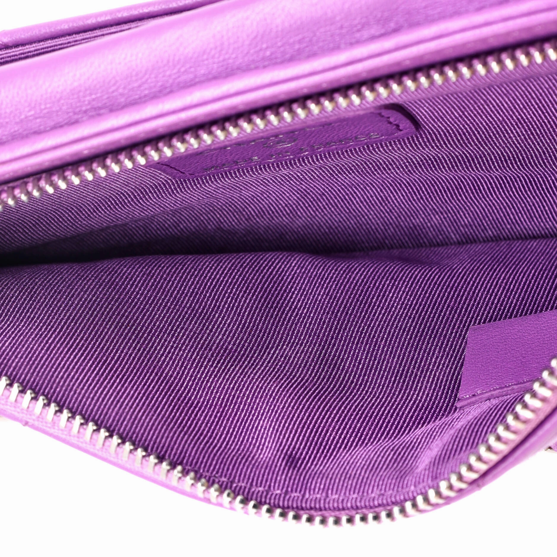 Phone Holder Crossbody Bag Quilted Lambskin