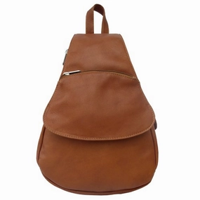 Piel Leather Flap-Over Sling, Saddle, One Size
