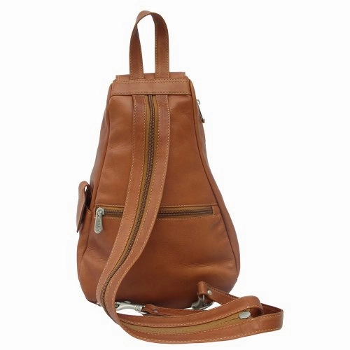Piel Leather Flap-Over Sling, Saddle, One Size