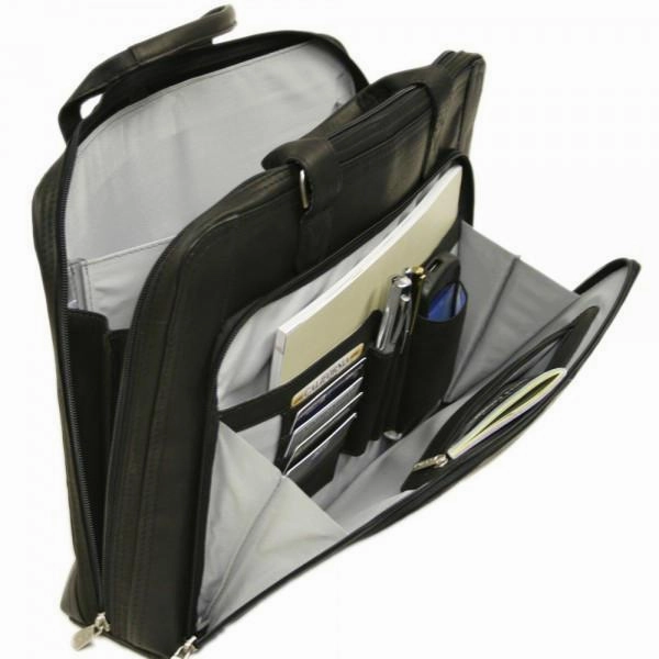 Piel Leather Slim Modern Portfolio