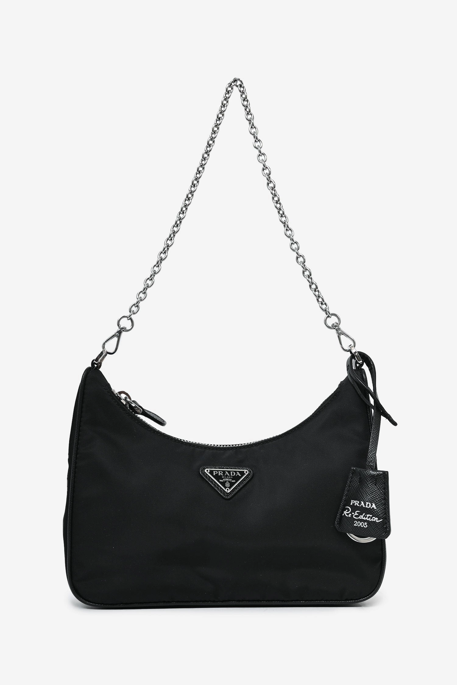 Prada Black Nylon Re-Edition 2005 Crossbody