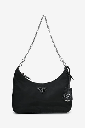 Prada Black Nylon Re-Edition 2005 Crossbody