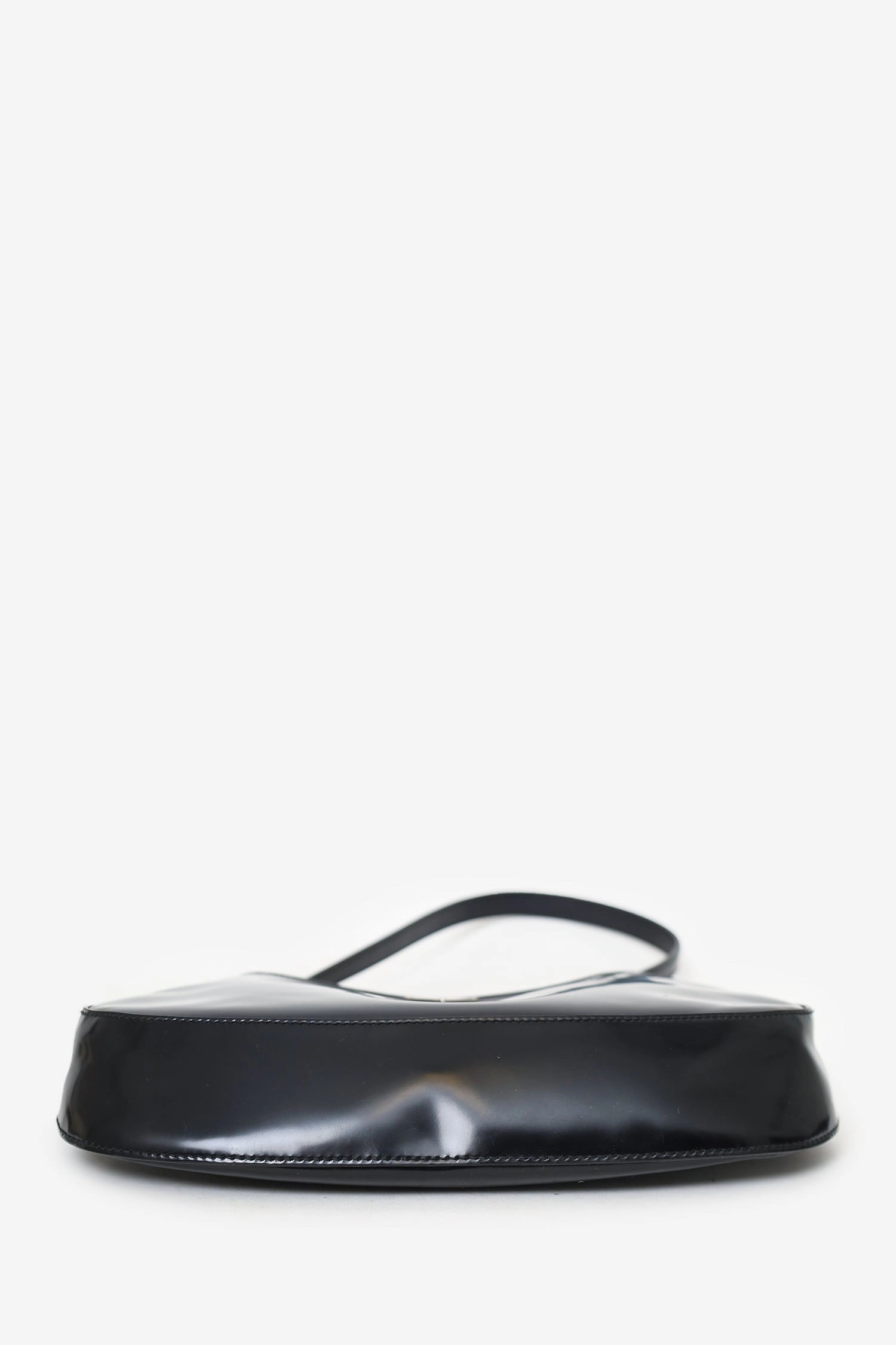 Prada Black Patent Cleo Shoulder Bag