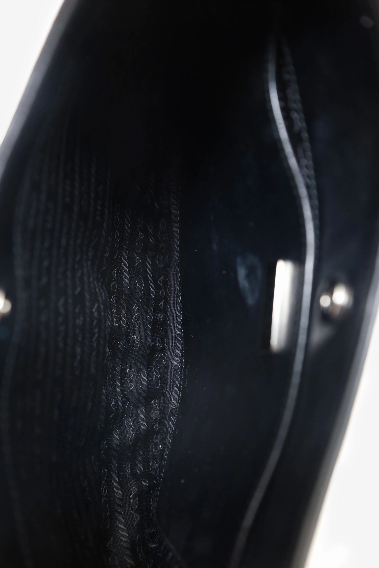 Prada Black Patent Cleo Shoulder Bag