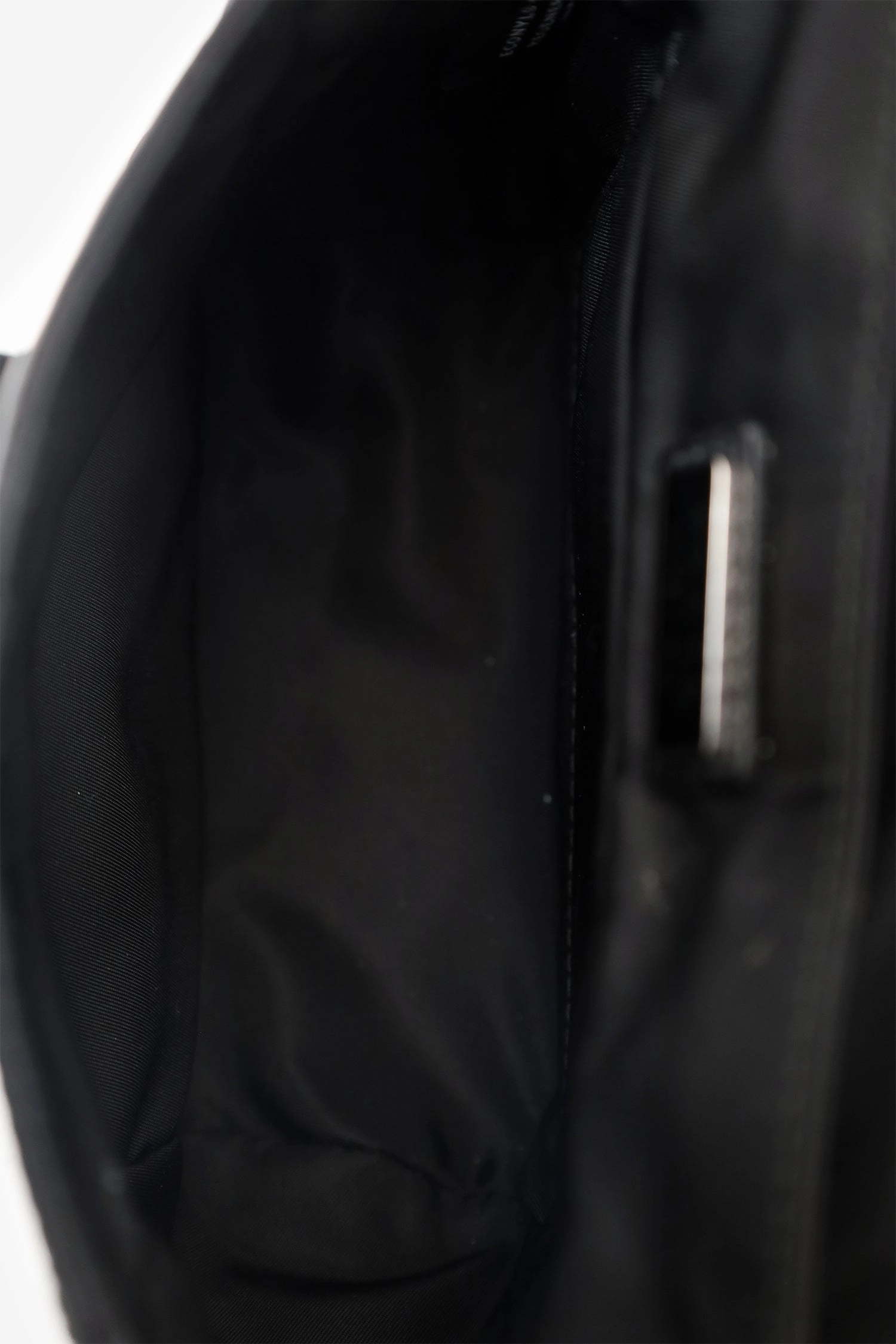 Prada Black Re-Nylon and Saffiano Leather Small Shoulder Bag