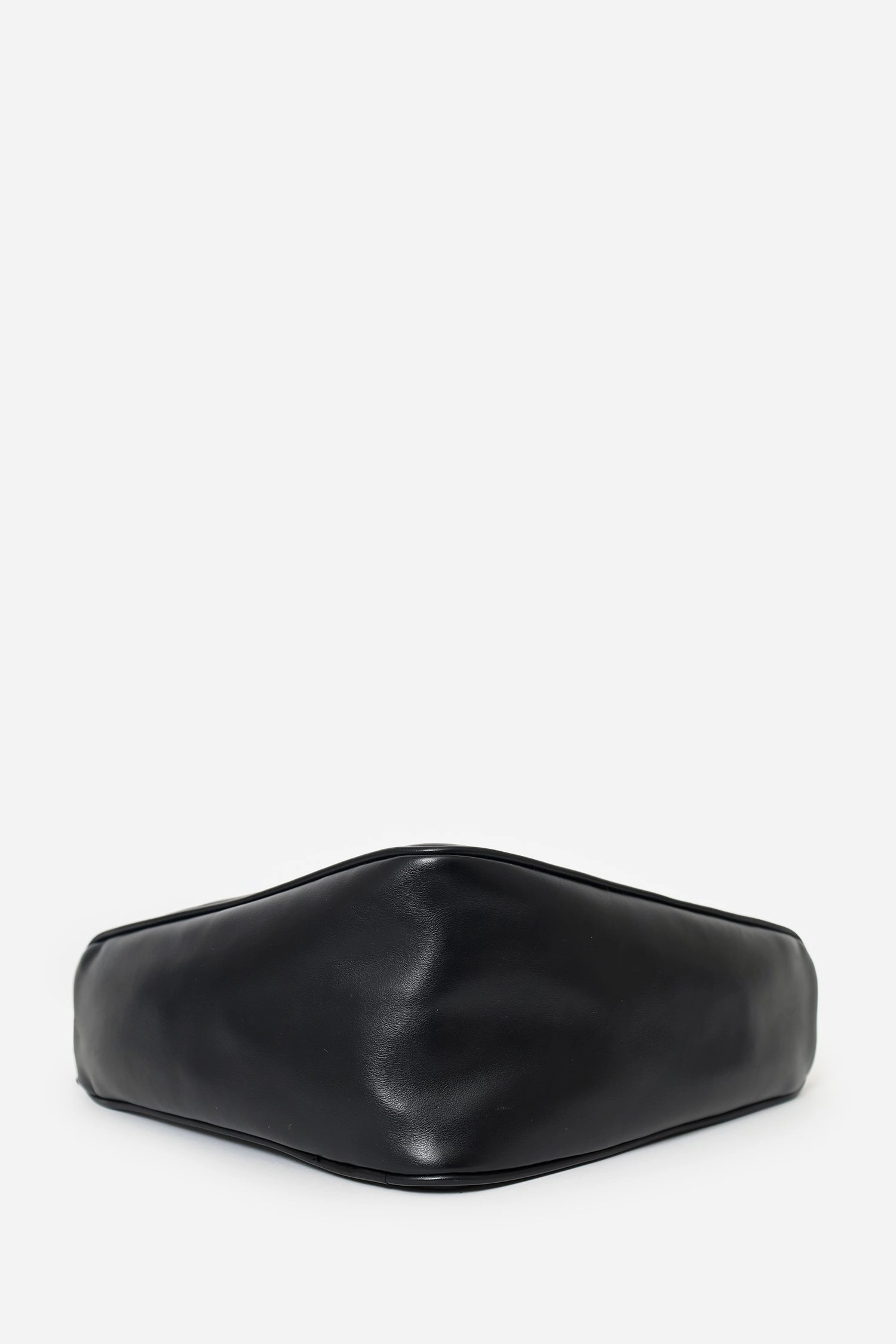 Prada Black Softy Calfskin Triangle Shoulder Bag