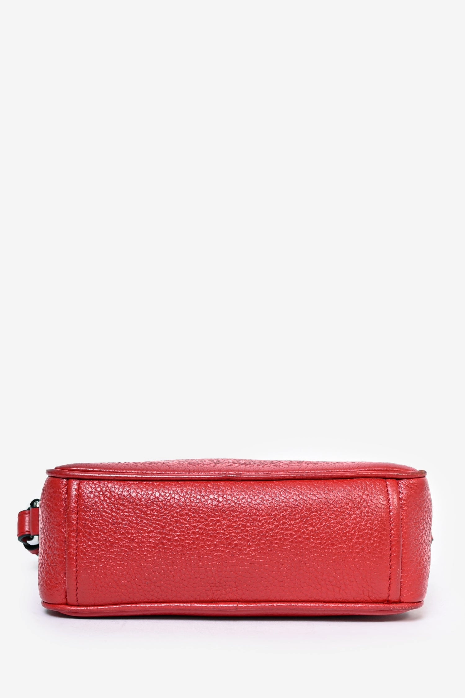 Prada Red Leather Phenix Crossbody Camera Bag