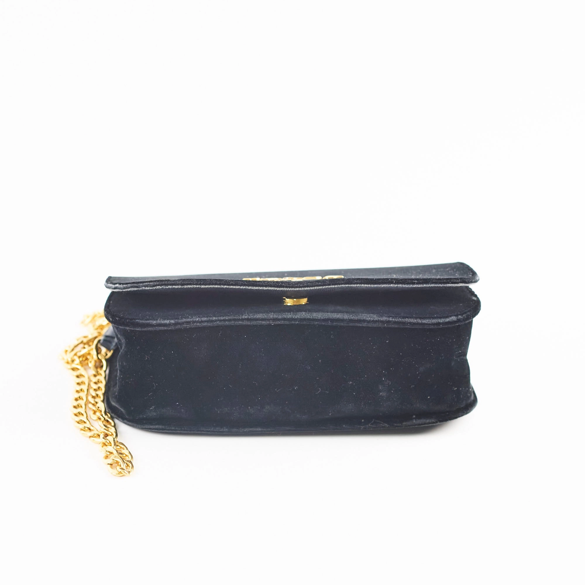 Prada Velvet Crossbody Bag Black