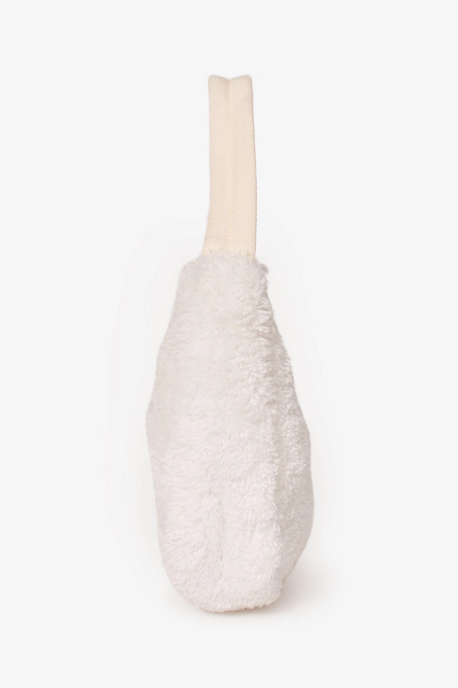 Prada White Terry Cloth Re-Edition 2000 Shoulder Bag