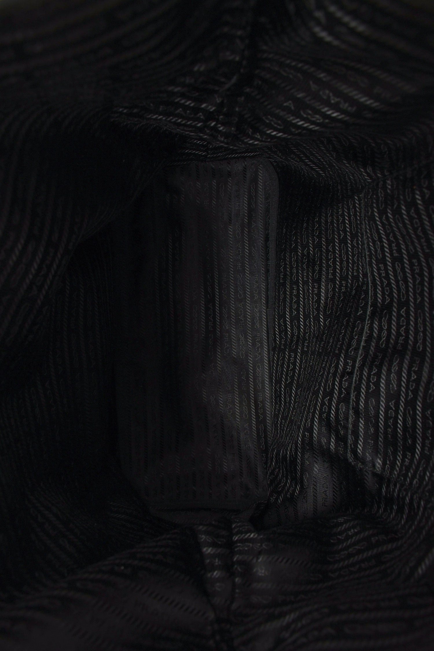 Prada x Universal Studio Black Nylon Frankenstein Hand Print Tote