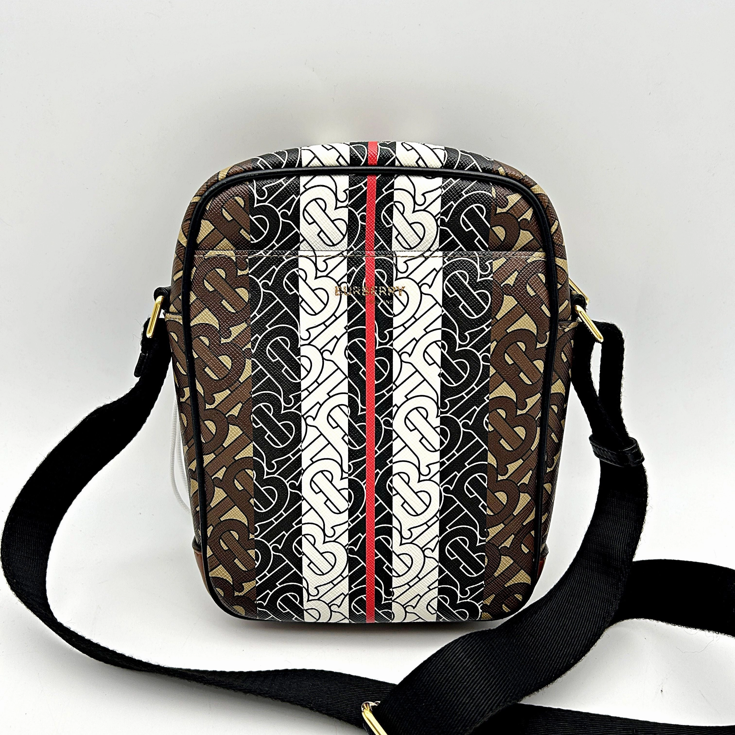 Pre- Burberry monogram stripe crossbody bag  LA31747