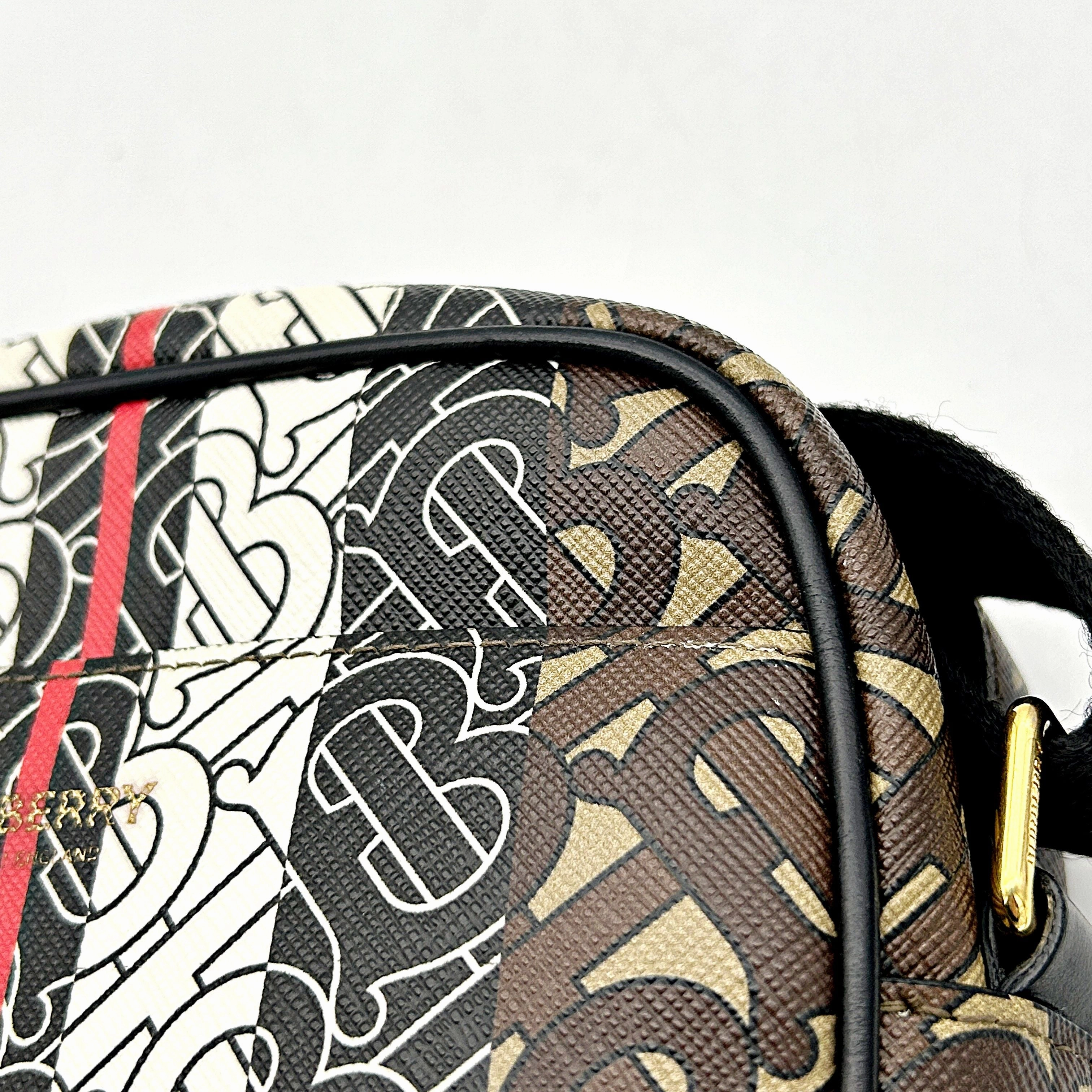 Pre- Burberry monogram stripe crossbody bag  LA31747
