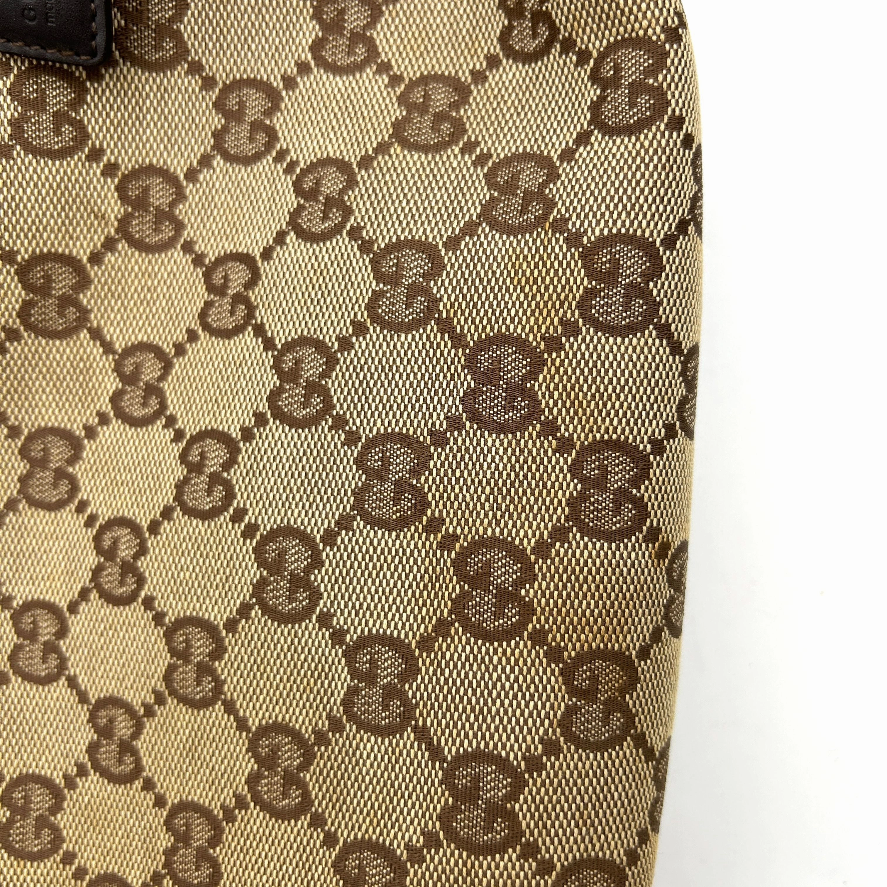 Pre- Gucci Beige/Brown GG Canvas and Leather Crossbody Bag Gucci AF460