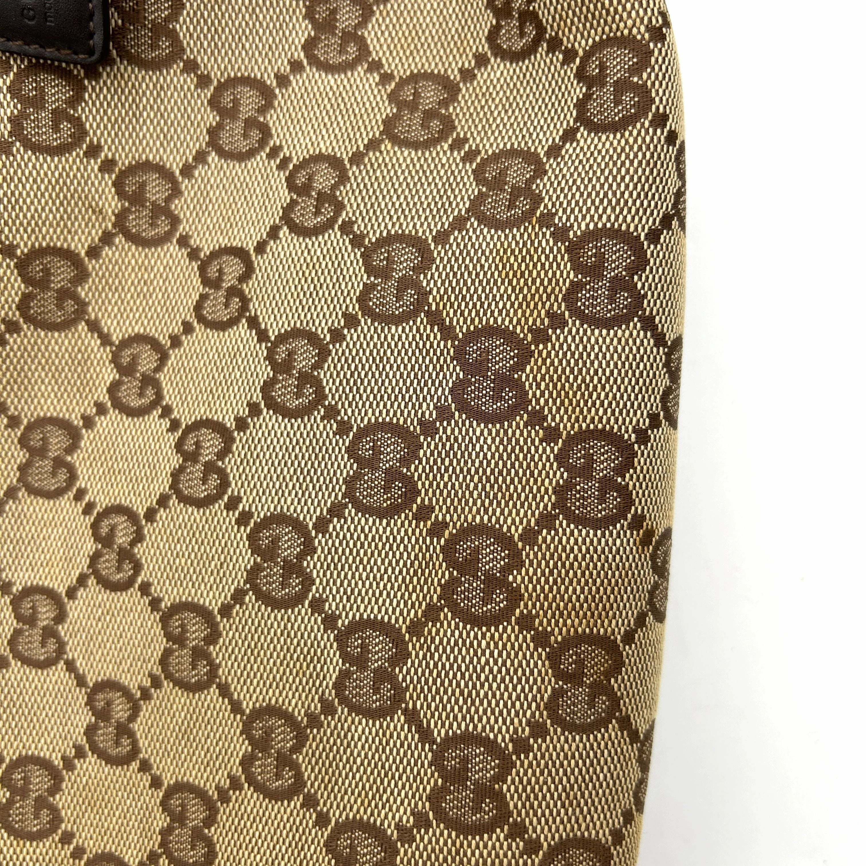 Pre- Gucci Beige/Brown GG Canvas and Leather Crossbody Bag Gucci AF460