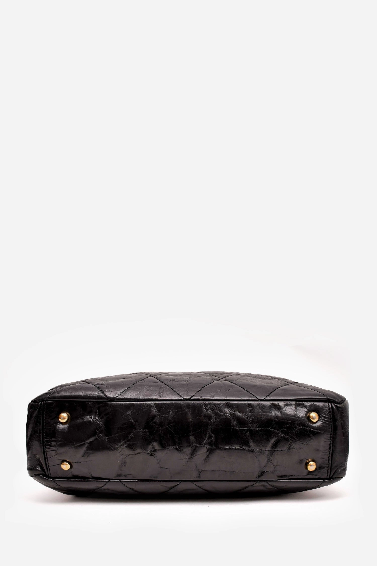 Pre-Loved Chanel 2008/9 Black/Red Leather Portobello Tote Bag