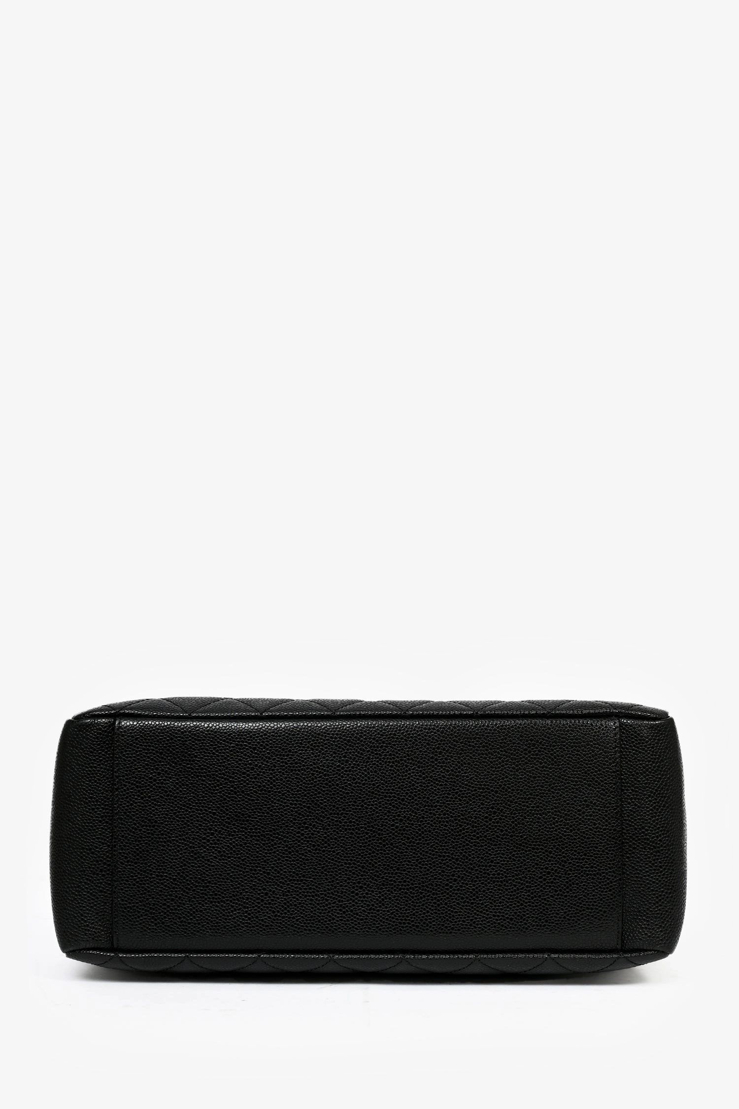 Pre-Loved Chanel 2012-13 Black Caviar Grand Shopping Tote
