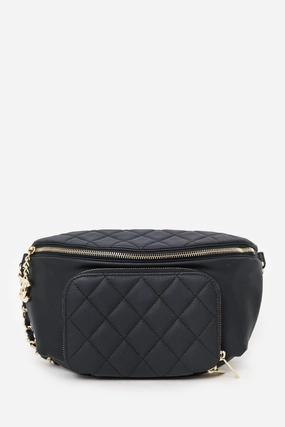 Pre-Loved Chanel 2018-19 Black Caviar Leather Business Affinity Bumbag