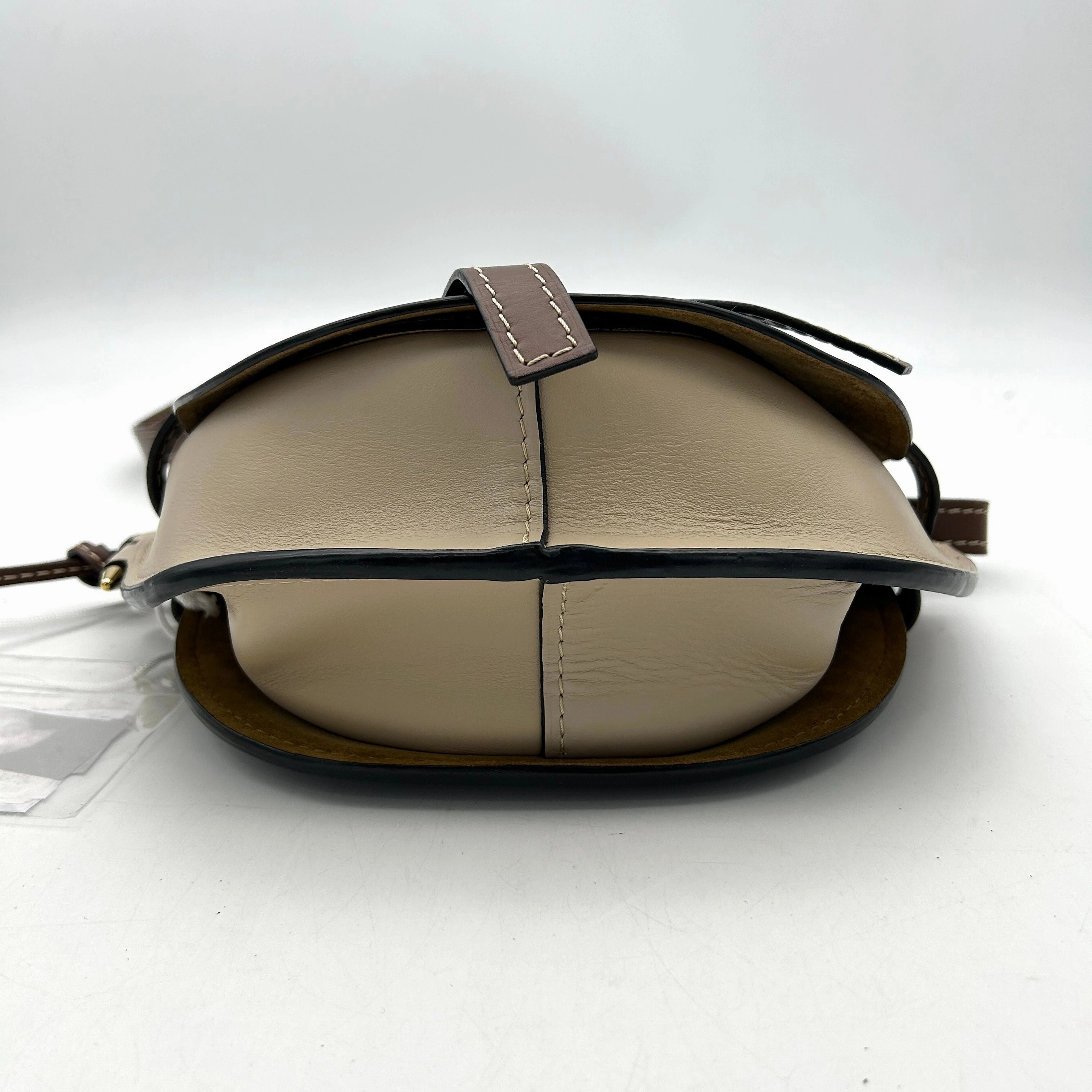 Pre-owned LOEWE Calfskin Small Gate Crossbody Bag Blue LA35685